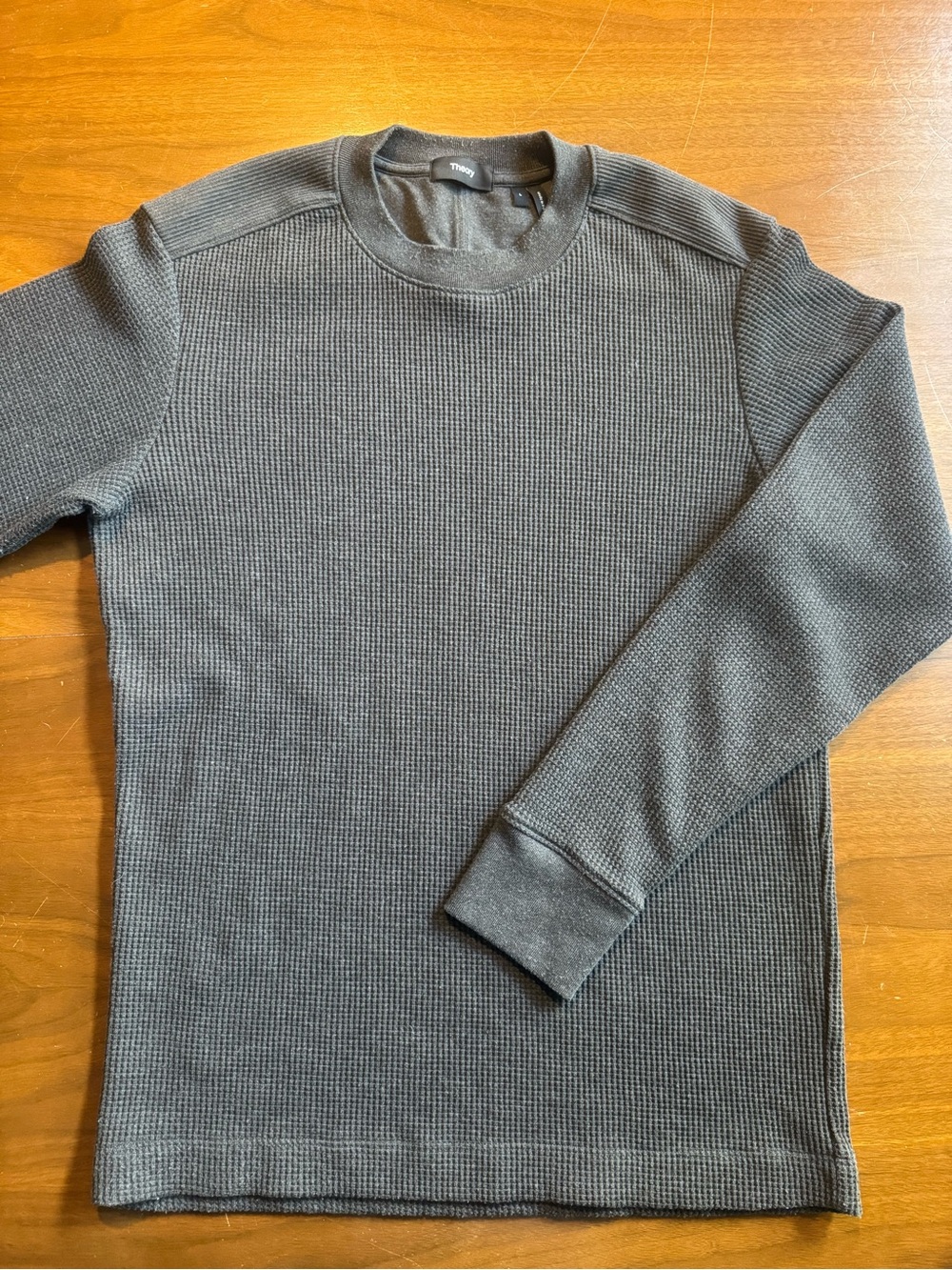 Theory Men's Mattis Studio Waffle-Knit Sweater